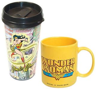 DC Comics - Wonder Woman Ceramic & Travel Mug